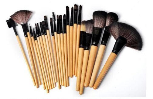 24 Pcs Makeup Brush Set – Professional Cosmetic Brushes for Foundation, Eyeshadow, and More (Gift Bag) - Image 3