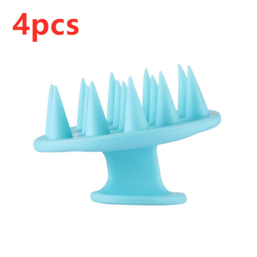 Shampoo Brush – Scalp Massager for Deep Cleaning and Relaxation (Pink, Green, Blue, Purple) - Image 9