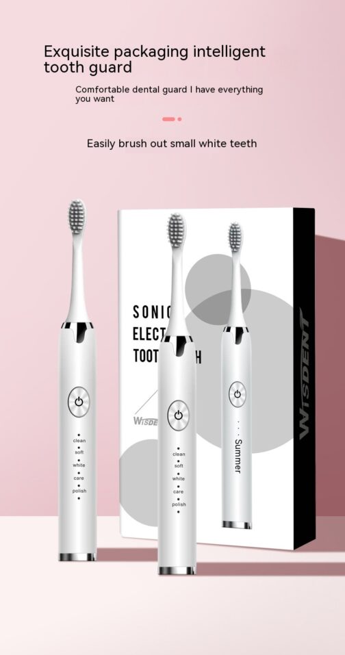 Rechargeable Electric Toothbrush – 5 Modes & Waterproof - Image 8