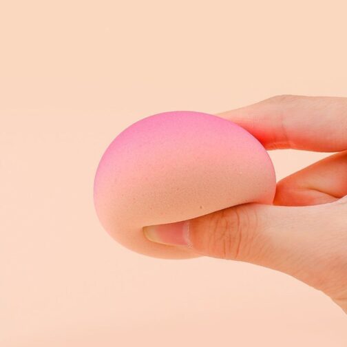 Peach Makeup Egg – Super Soft Air Cushion Beauty Sponge - Image 7