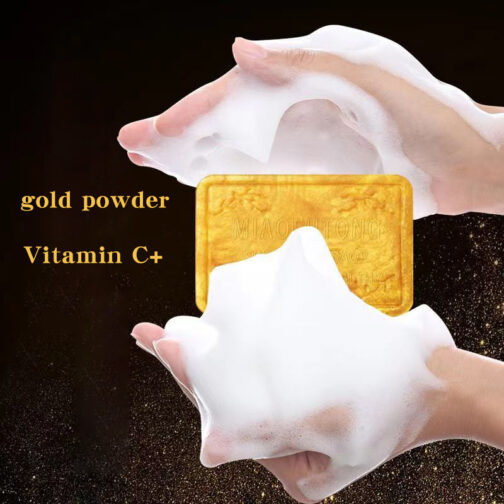 Gold Soap 200gVC Handmade Bath Care - Image 4