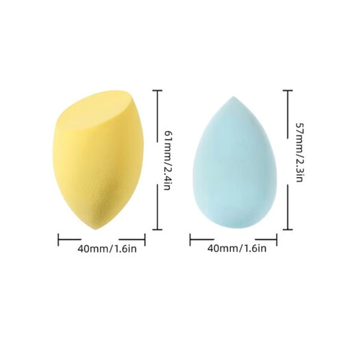 Makeup Blender Cosmetic Puff – 7-Piece Set, Wet & Dry Dual Use, Non-Latex (60x42mm) - Image 2