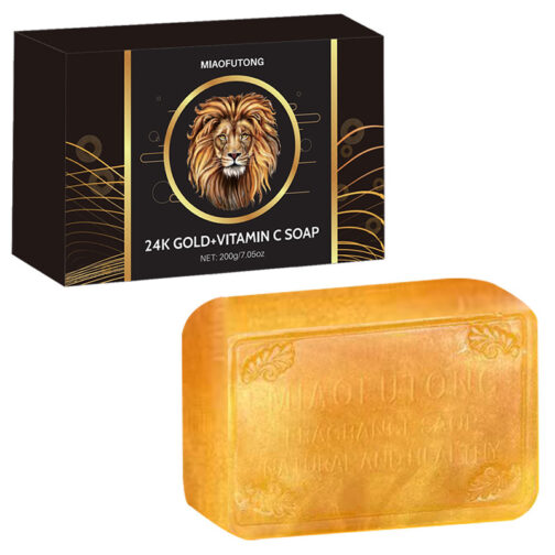 Gold Soap 200gVC Handmade Bath Care - Image 5