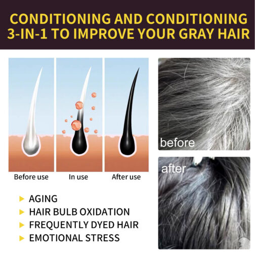 Polygonum Multiflorum Black Repair Soft Shampoo – Moisturizing & Nourishing for Healthy Hair - Image 6