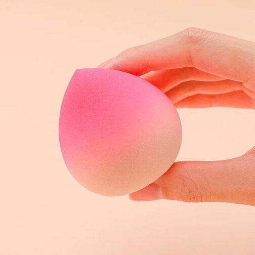 Peach Makeup Egg – Super Soft Air Cushion Beauty Sponge - Image 2