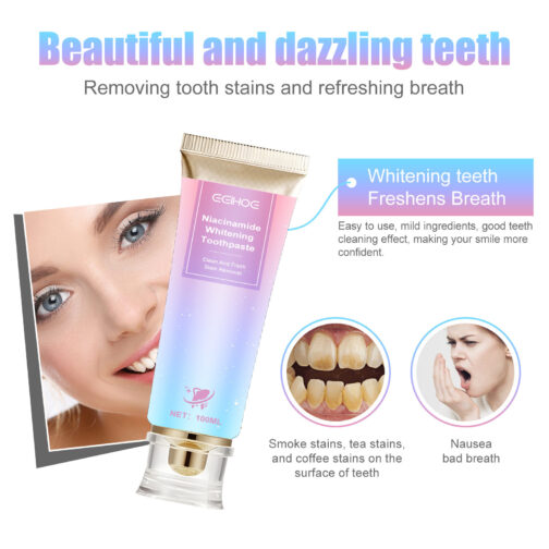 Clean Oral Odor White Care Toothpaste – Whitening & Fresh Breath - Image 5