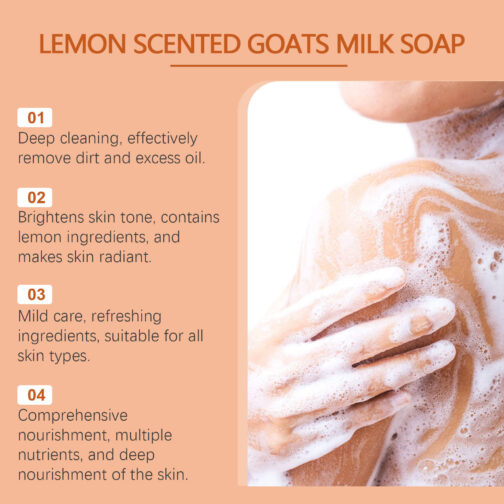 Turmeric Lemon Ze Skin Body Bath Soap – Moisturizing & Refreshing - Image 5